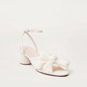 Loeffler Randall Dahlia Knotted Sandals in Pearl